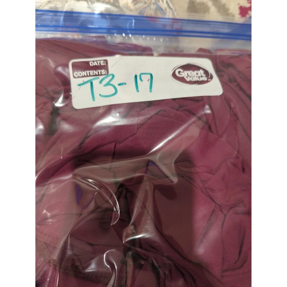 Nine West Y2K 90s Inspo Going Out Size Large NWT Berry Mesh Cut Out Dress‎